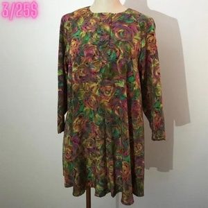 Vintage colourful tunic - top - dress - 3/25$